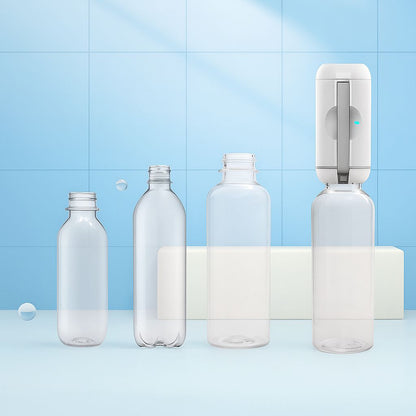 شطّاف محمول للتنظيف الشخصي – قابل للتركيب على زجاجات المياه